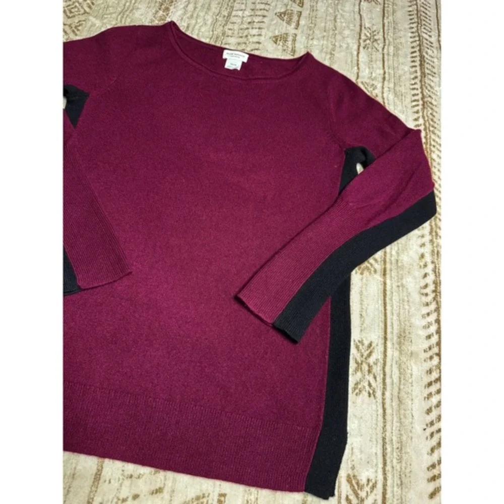 Club Monaco Cashmere Pullover Sweater XS Small Luxury Designer Colorblock - Picture 6 of 6